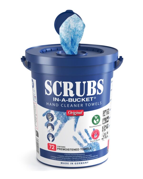 Lingettes nettoyantes pour les mains SCRUBS® – 72 lingettes